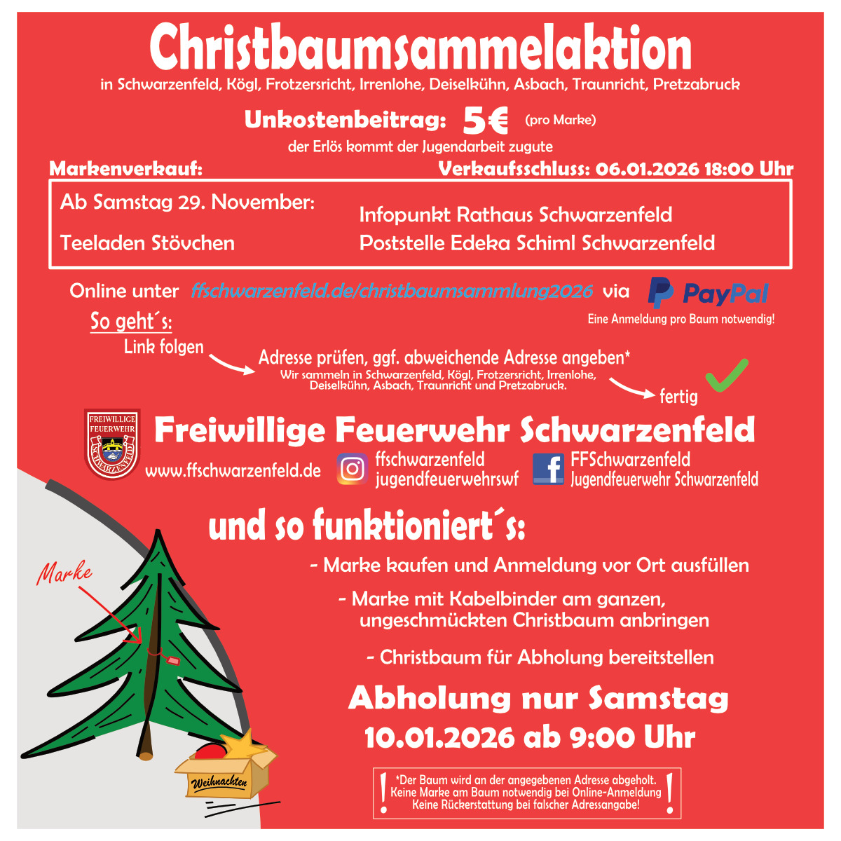 Onlinewerbung Feuerwehr Sammelaktion 25 26